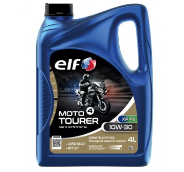 Aceite motor ELF 4 Tourer XP FE 10w30 100% sintético. 4 litros