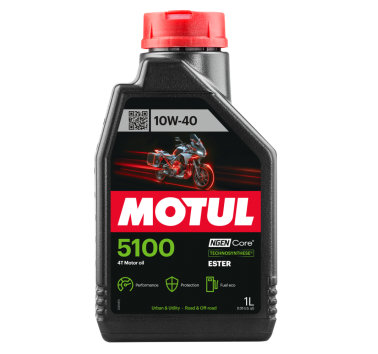 Aceite motor 4t. Motul 5100 10w40. h-c sintético. 1litro