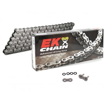 Cadena EK CHAIN gris 525 MVXZ2 de 118 eslabones