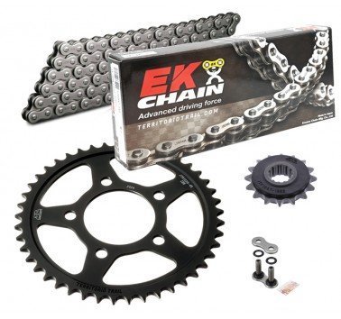Kit de transmisión EK 520 ZVX3  gris (16/45/126) | relación original Transalp 750