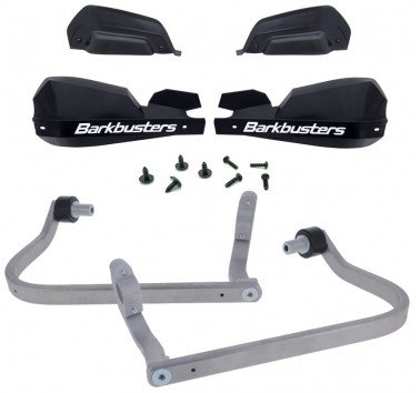 Kit de paramanos Barkbusters VPS negros Voge 300 / 525