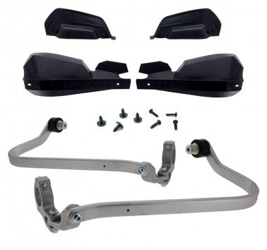 Barkbusters kit de paramanos VPS negros (letras negras) Honda CRF1100 L Africa Twin