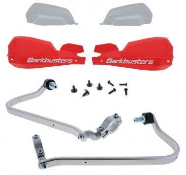 Barkbusters kit de paramanos VPS rojos Yamaha Tenere 700 (19-24)