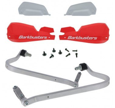 Kit de paramanos Barkbusters VPS rojos Yamaha Tenere 700 (2025-26)