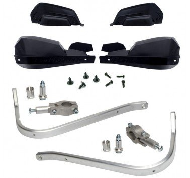 Barkbusters kit de paramanos VPS negros con barras de aluminio