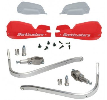 Barkbusters kit de paramanos VPS rojos con barras de aluminio
