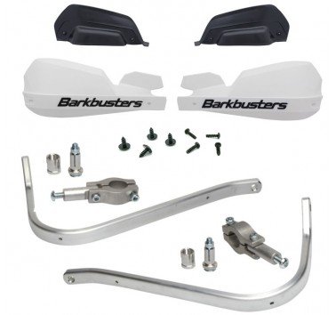 Barkbusters kit de paramanos VPS blancos con barras de aluminio