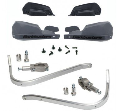 Barkbusters kit de paramanos VPS grises con barras de aluminio