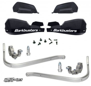 Barkbusters kit de paramanos VPS negros con barras de aluminio