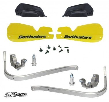 Barkbusters kit de paramanos VPS amarillos con barras de aluminio