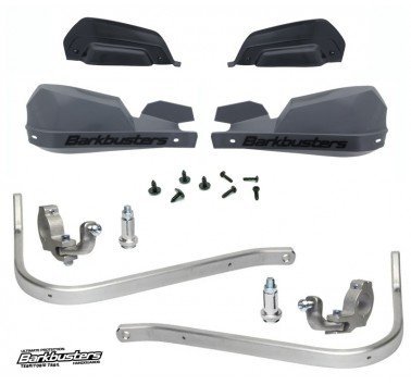 Barkbusters kit de paramanos VPS grises con barras de aluminio