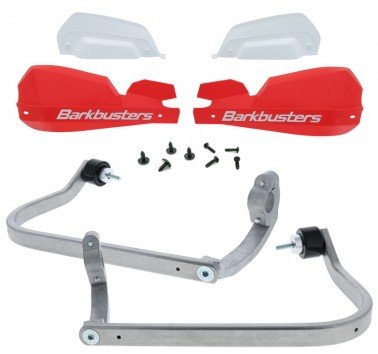Barkbusters kit de paramanos VPS rojos Honda Transalp 750