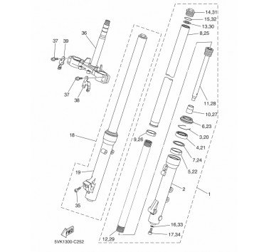Soporte nº39 5VK-F334H-00