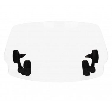 Extensión ajustable transparente para pantallas