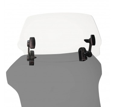 Extensión ajustable transparente para pantallas