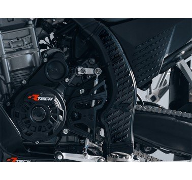 Protectores de chasis RaceTech gris oscuro Kove 800 X Pro / Rally