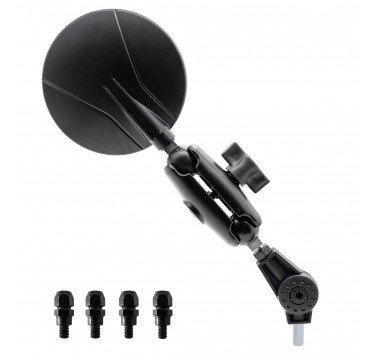 Espejo retrovisor redondo Robot Adventure abatible (apto ambos lados)