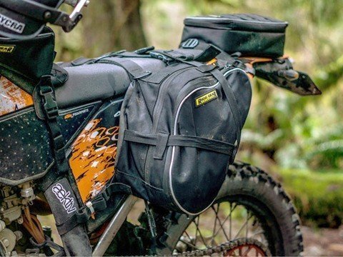 Alforjes laterais para trilha de motocicleta